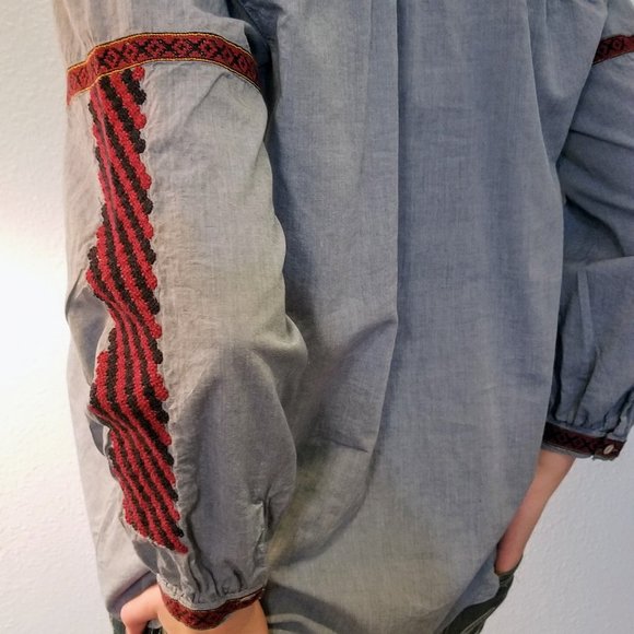 Women's Joie Embroidered Peasant Blouse - Picture 4 of 6